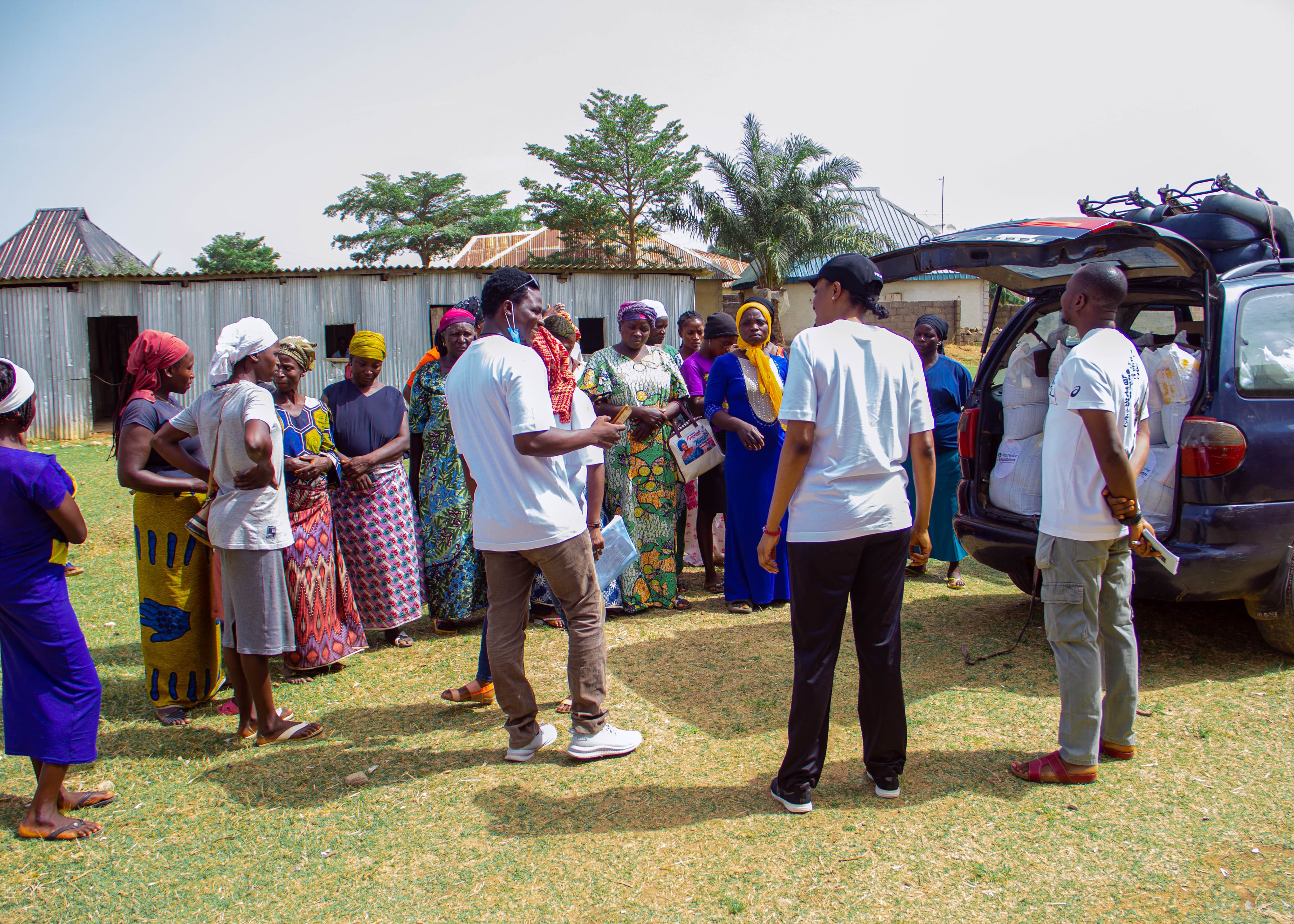 CFO food relief outreach in Mangu, Plateau State