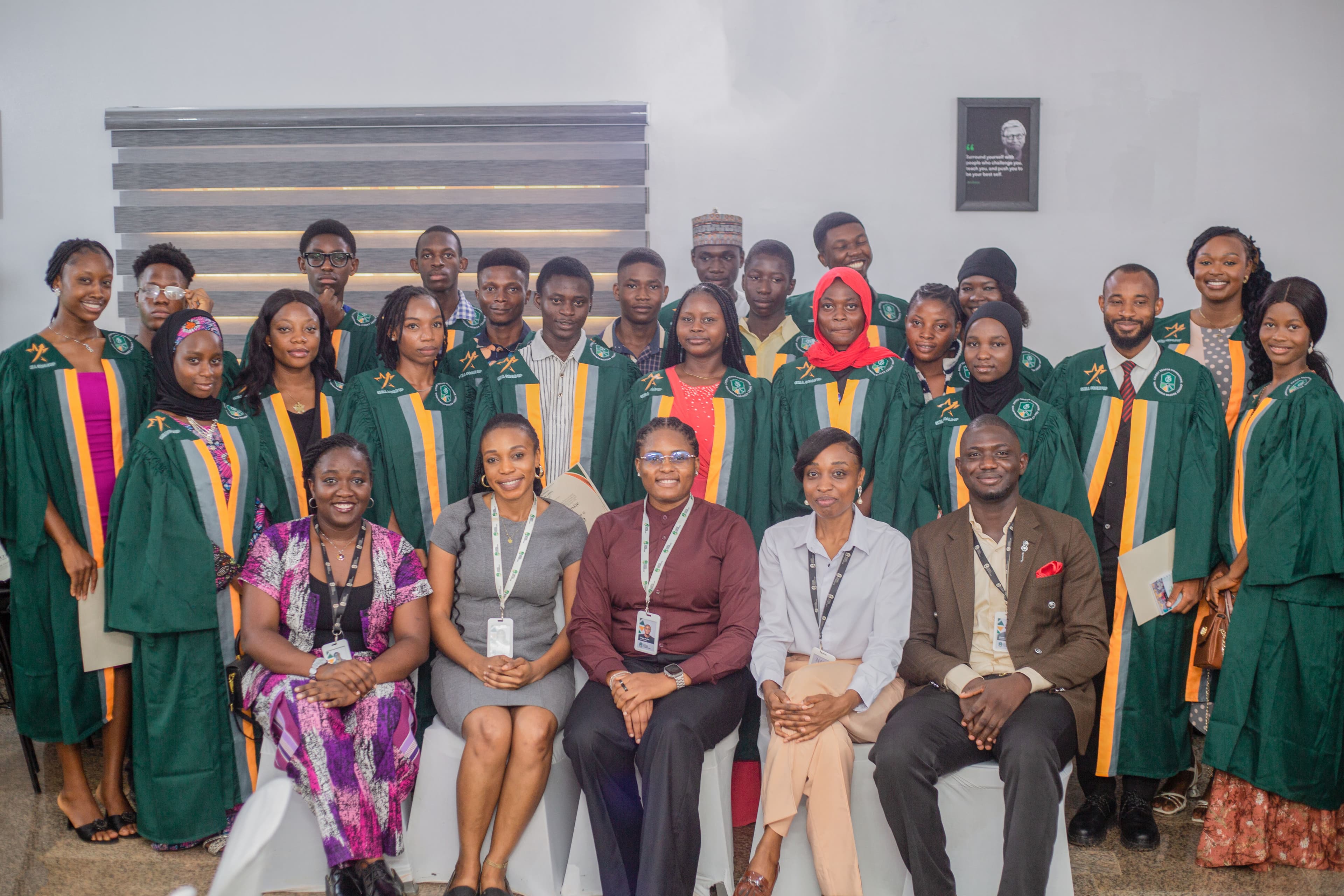 CFO Skill Scale-Up Cohort 3 graduates and staff at the graduation ceremony in Kurudu, Abuja