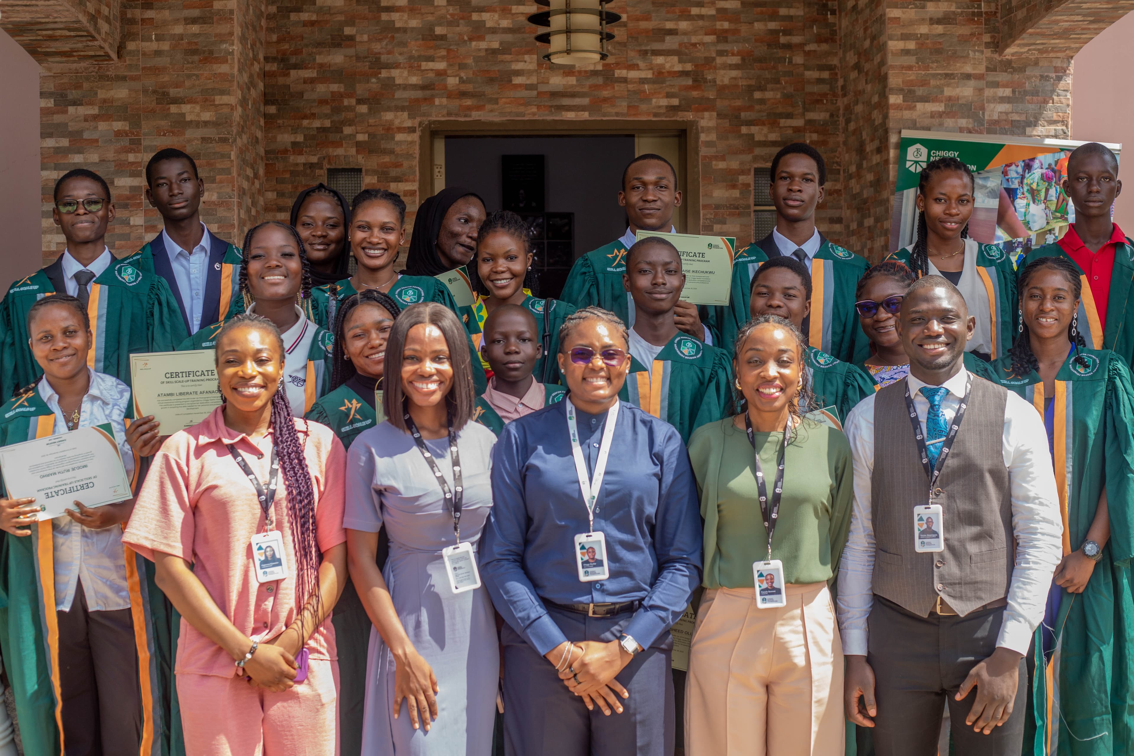CFO Skill Scale-Up Cohort 2 graduates and staff at the graduation ceremony
